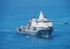 Marineship Karel Doorman docks for the last time in St Maarten