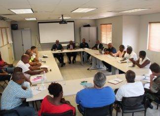 Final Emergency Operations Meeting held at Fire & Ambulance Building