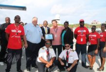 Prime Minister & Minister of Tourism welcome back 1st Commercial Flights to Sint Maarten