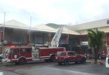 Fire at W.I.B. on Bush road.