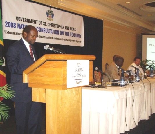No National Consultation on the Economy; a sign of the growing Timothy Harris dictatorship, says Douglas