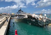 Sint Maarten Nature Foundation Monitors Salvage Operations in Oyster Pond; Calls for Urgent Action for Wreck Removal in the Simpson Bay Lagoon