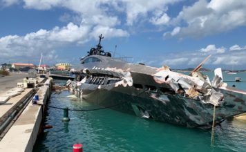 Sint Maarten Nature Foundation Monitors Salvage Operations in Oyster Pond; Calls for Urgent Action for Wreck Removal in the Simpson Bay Lagoon