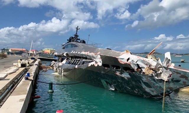 Sint Maarten Nature Foundation Monitors Salvage Operations in Oyster Pond; Calls for Urgent Action for Wreck Removal in the Simpson Bay Lagoon