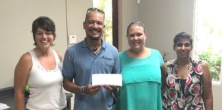 The Nature Foundation Receives the First Donation from St. Maarten Vegans