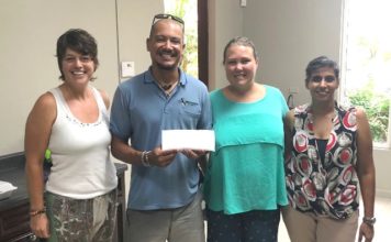 The Nature Foundation Receives the First Donation from St. Maarten Vegans