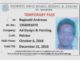Police in searching for family members of the stabbing victim R. Andrews