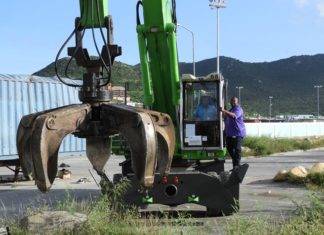 Zinc, Car Wrecks and other metals will be removed from the island