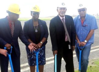 Arrindell-Doncher breaks ground for new FBO facility at airport