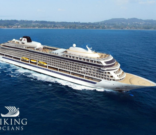 Viking Sea makes Inaugural Call. First Commercial Cruise Ship to Visit Post-Irma