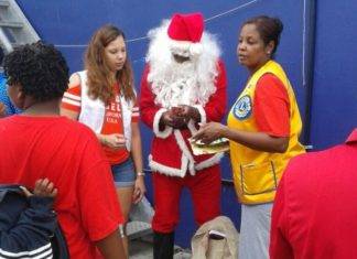 Lions & Leos host Christmas Party and former Leo member spreads Christmas Joy