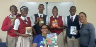 Charlotte Brookson Academy gift of books in time for “We Christmas Village”