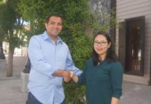 Local businesses collaborate to host desert, rum, & wine tasting