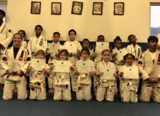 SXM BJJ Winter Graduation and demonstration