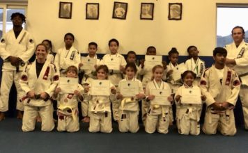 SXM BJJ Winter Graduation and demonstration