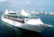 First RCI Cruise Grandeur of the Seas in Port on Sunday.