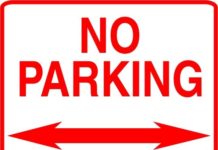 No parking in front of Court House as of Monday, December 4th, 2017.