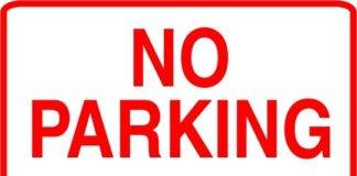 No parking in front of Court House as of Monday, December 4th, 2017.
