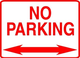 No parking in front of Court House as of Monday, December 4th, 2017.