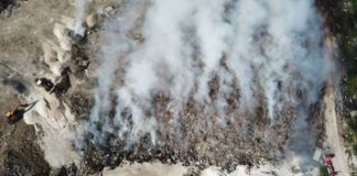 Prime Minister Romeo Marlin addresses concerns of air quality measurements at the dump