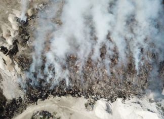 Prime Minister Romeo Marlin addresses concerns of air quality measurements at the dump