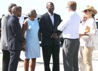 Royal Visit Starts and Ends at SXM Airport