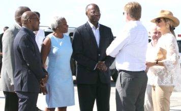 Royal Visit Starts and Ends at SXM Airport
