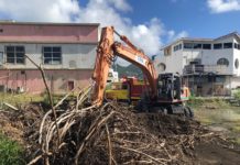 Atrium Resort Addresses Wastewater Issues, Cleans Area by Simpson Bay Bridge Historical Site