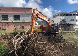 Atrium Resort Addresses Wastewater Issues, Cleans Area by Simpson Bay Bridge Historical Site
