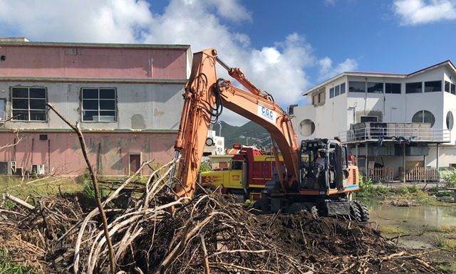Atrium Resort Addresses Wastewater Issues, Cleans Area by Simpson Bay Bridge Historical Site