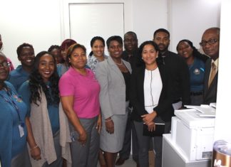 Prime Minister Romeo Marlin visits Departments with the Ministry of General Affairs