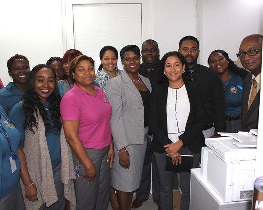 Prime Minister Romeo Marlin visits Departments with the Ministry of General Affairs