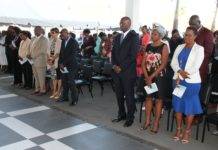 Minister Silveria Jacobs Addresses gathering at National Day of Prayer