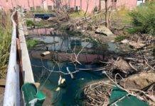 Preocupa a la Fundación Sint Maarten Nature las Aguas Residuales, Basura y Materiales Vertidos en la Playa Kim Sha