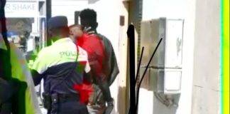 Man arrested by police for verbal threat.