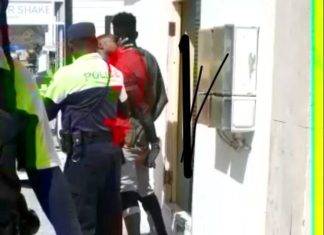 Man arrested by police for verbal threat.