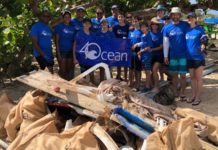 Miami Based School teams up with Well-known Beach Clean-up Foundation and the Sint Maarten Nature Foundation to Clean Mullet Bay