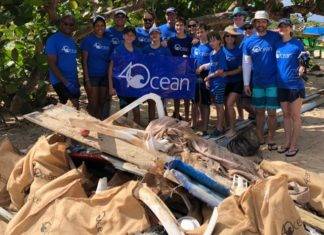 Miami Based School teams up with Well-known Beach Clean-up Foundation and the Sint Maarten Nature Foundation to Clean Mullet Bay