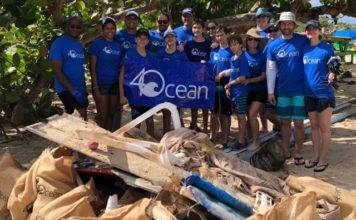 Miami Based School teams up with Well-known Beach Clean-up Foundation and the Sint Maarten Nature Foundation to Clean Mullet Bay