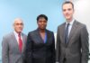 Minister of Finance Michael Ferrier opens the Round Table Conference