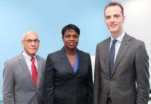 Minister of Finance Michael Ferrier opens the Round Table Conference