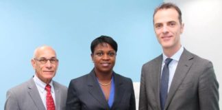 Minister of Finance Michael Ferrier opens the Round Table Conference