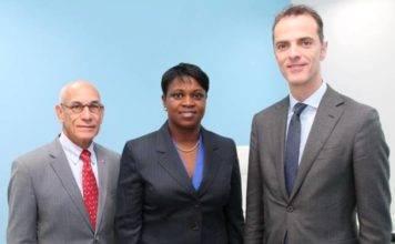 Minister of Finance Michael Ferrier opens the Round Table Conference