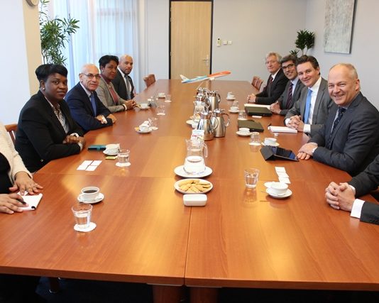 Sint Maarten Delegation working visit to KLM Headquarters yields positive outcome