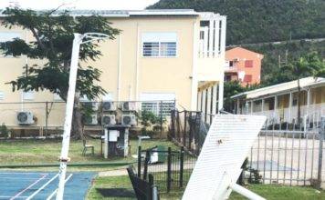 Minister Wuite signs off on repairs for Melford Hazel Sports Center and basketball courts