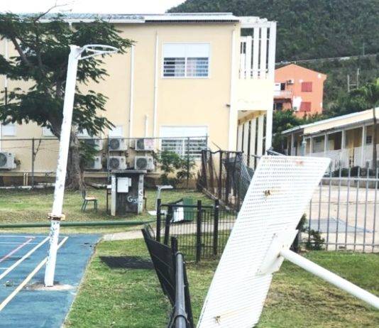 Minister Wuite signs off on repairs for Melford Hazel Sports Center and basketball courts