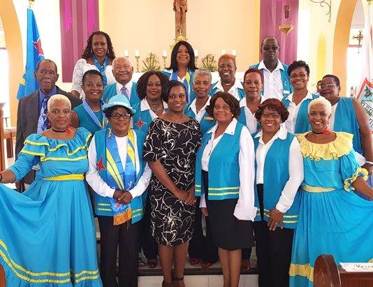 Prime Minister Romeo-Marlin attends Aruba Flag Day Service
