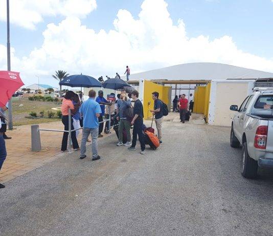 UPDATE: SXM Airport Opens Temporary Arrival Pavilion Friday