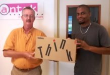 Lenovo and Antek IT Solutions donated a small, but powerful server to Foundation Catholic Education.