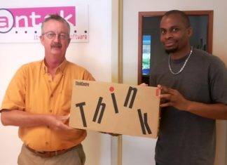 Lenovo and Antek IT Solutions donated a small, but powerful server to Foundation Catholic Education.